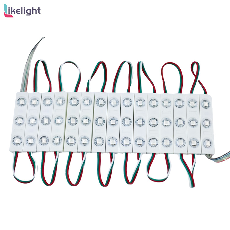 DC12V IP67 RGB SM16703P DC12V 3PCS LED Pixel Module Light