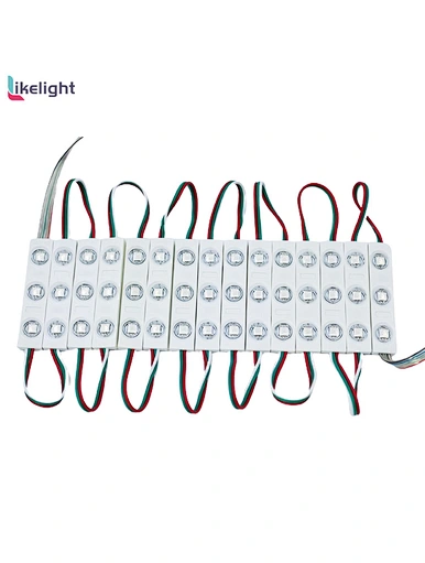 LED Pixel Module RGB SM16703P DC12V 3PCS Injection Molding Waterproof ...